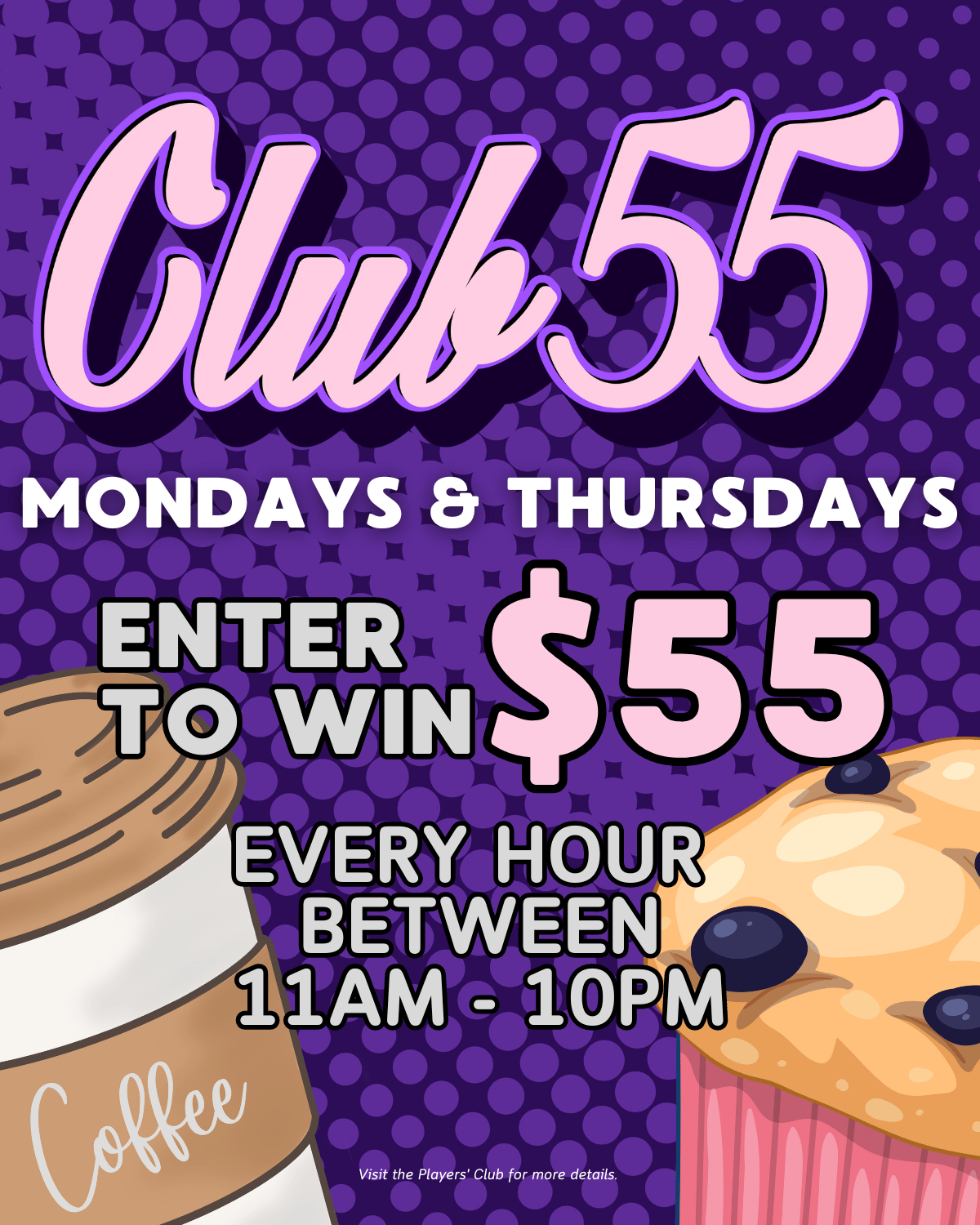 Club 55 Mondays and Thursdays at the Big Easy Casino in Hallandale Beach, FL