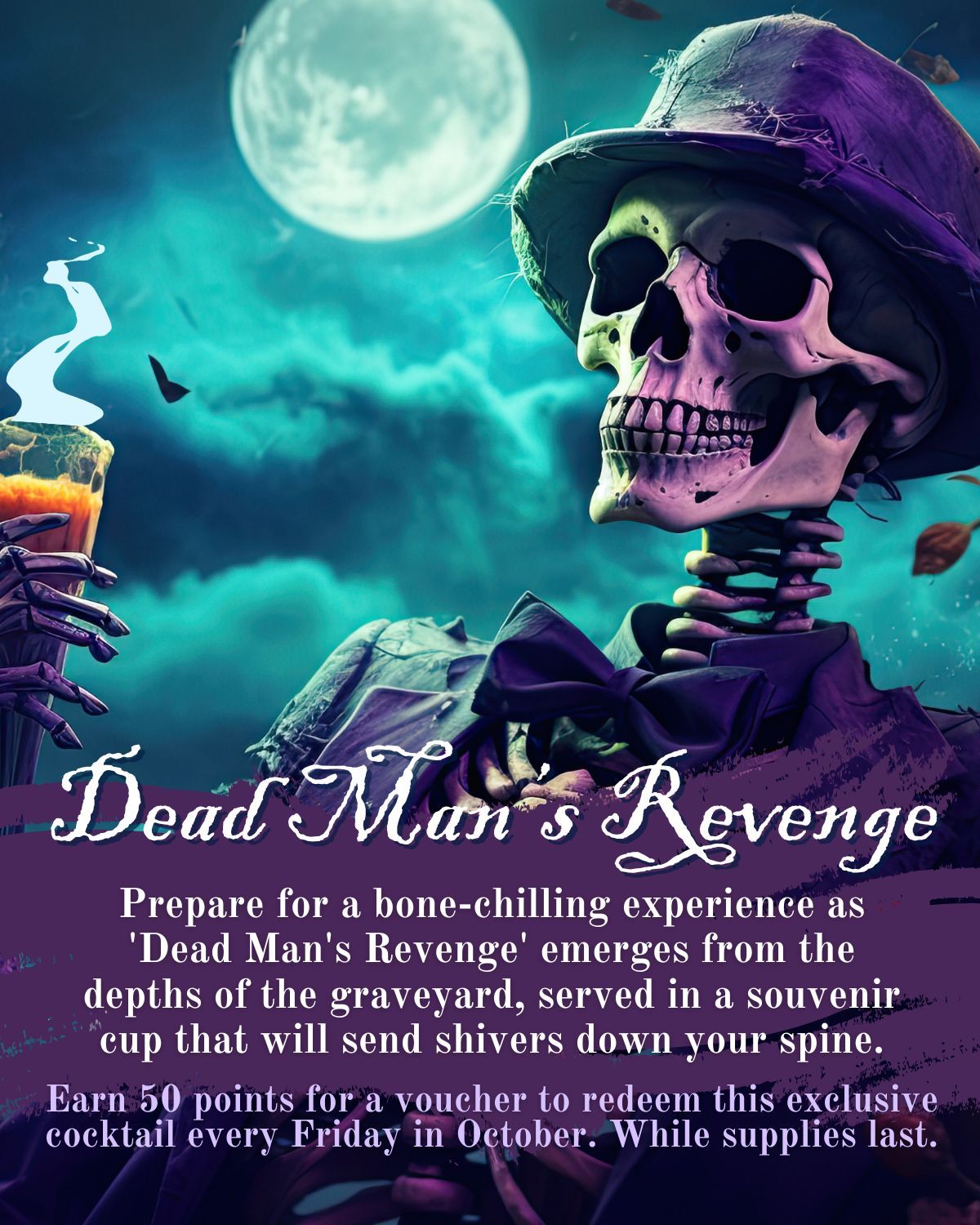 Dead Man's Revenge Exclusive Cocktail at The Big Easy Casino in Hallandale Beach, FL