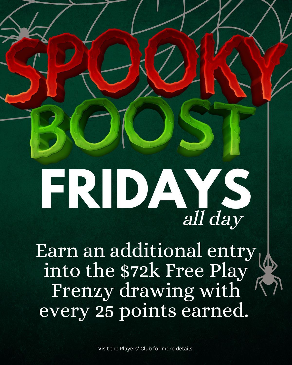 Spooky Boost Fridays at The Big Easy Casino in Hallandale Beach, FL